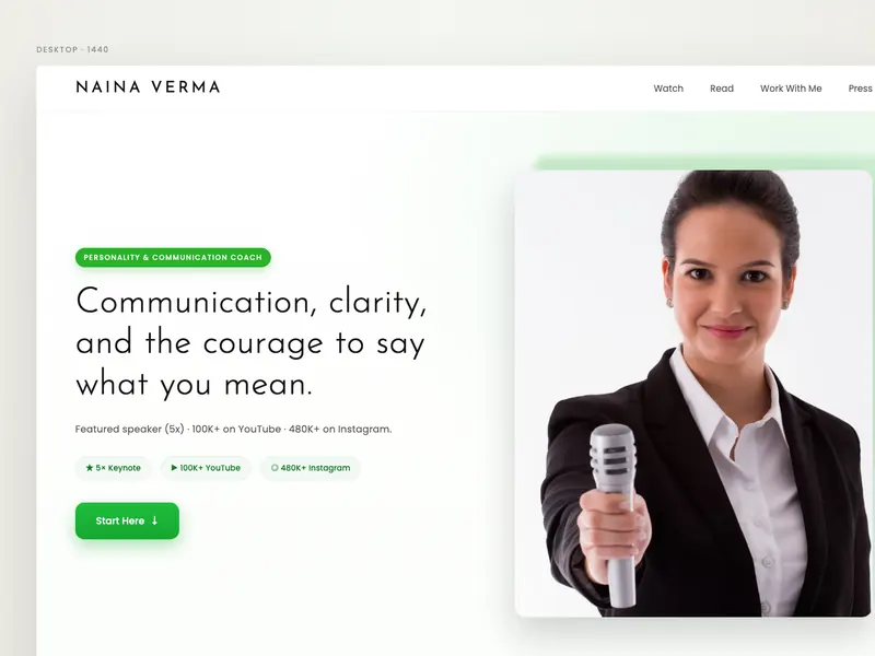 Communication Coach: strona główna