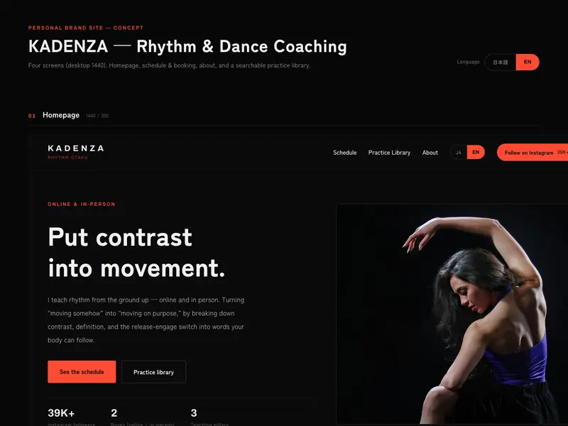 Kadenza: coaching rytmu i tańca